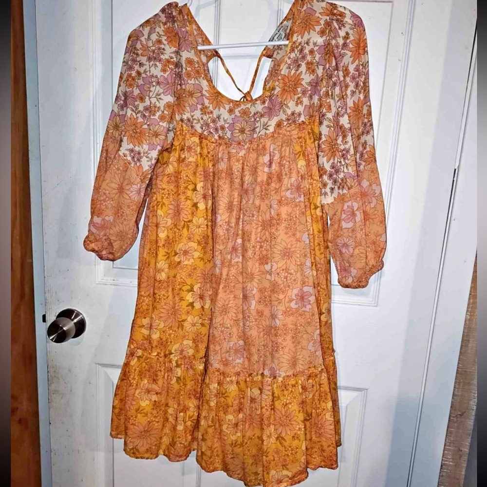 American Eagle Outfitters Long Sleeve Oversized Sundress